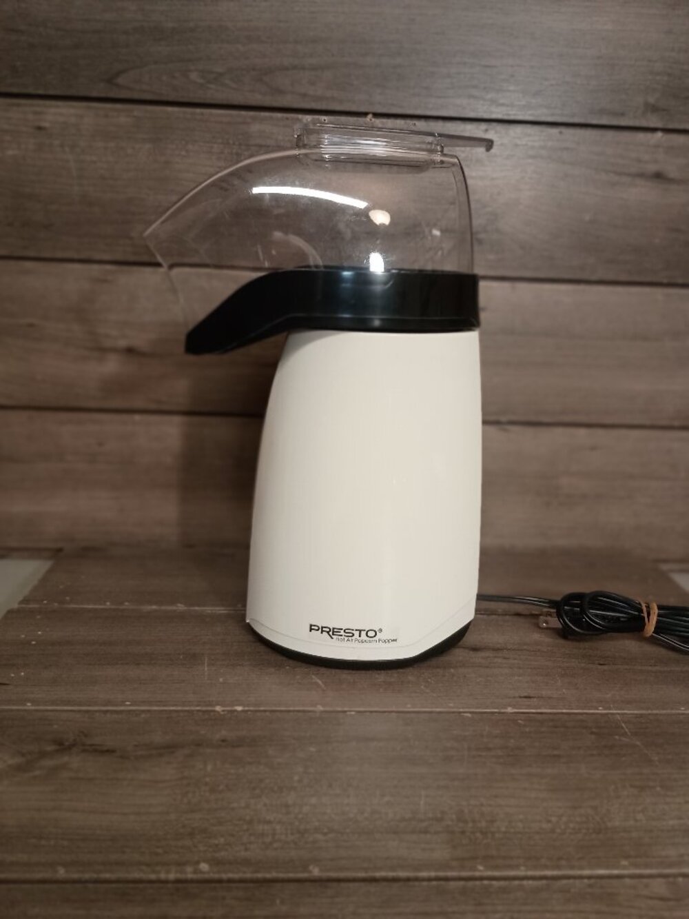 Presto Hot Air Popcorn Popper Model 0484602 White Tested Working